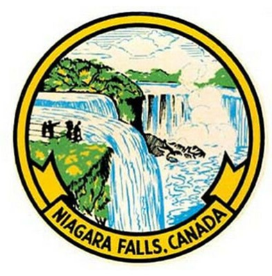 (image for) New York (7) Niagara Falls Canada Vintage Vacation Sticker